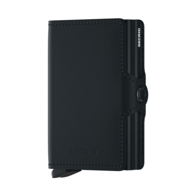 SECRID TWIN WALLET MATTE ΜΑΥΡΟ