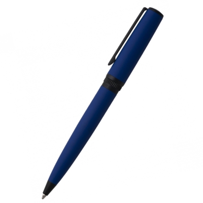 HUGO BOSS ΣΤΥΛΟ BALLPOINT GEAR MATRIX ΜΠΛΕ
