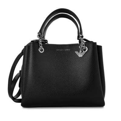 EMPORIO ARMANI PALMELLATO ΓΥΝΑΙΚΕΙΑ ΤΣΑΝΤΑ ΩΜΟΥ ΜΑΥΡH