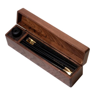 BLACKWING WALNUT BOX ΣΕΤ ΞΥΛΙΝΟ ΜΟΛΥΒΙ ΜΑΤΤΕ ΜΑΥΡΟ (24ΤΜΧ)