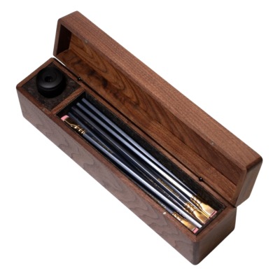 BLACKWING WALNUT BOX ΣΕΤ ΞΥΛΙΝΟ ΜΟΛΥΒΙ 602 ΜΠΛΕ ΓΚΡΙ (24ΤΜΧ)