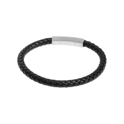 VNC ΔΕΡΜΑΤΙΝΟ ΑΝΔΡΙΚΟ ΒΡΑΧΙΟΛΙ ΜΑΥΡΟ