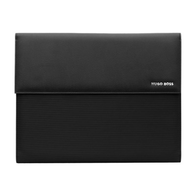 HUGO BOSS ΝΤΟΣΙΕ ΣΥΝΕΔΡΙΩΝ PINSTRIPE Α4 ΜΑΥΡΟ