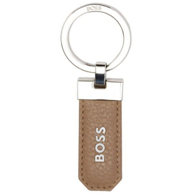 HUGO BOSS GRAINED ΔΕΡΜΑΤΙΝΟ ΜΠΡΕΛΟΚ ΚΑΜΕΛ