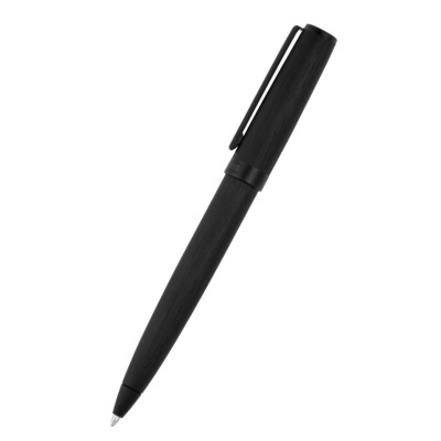 HUGO BOSS ΣΤΥΛΟ BALLPOINT EXPLORE BRUSHED ΜΑΥΡΟ
