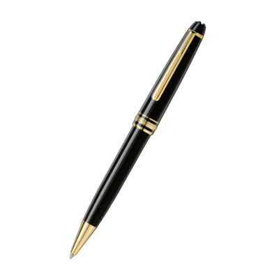 MONTBLANC MEISTERSTUCK GOLD-COATED MIDSIZE ΣΤΥΛΟ ΔΙΑΡΚΕΙΑΣ ΜΑΥΡΟ