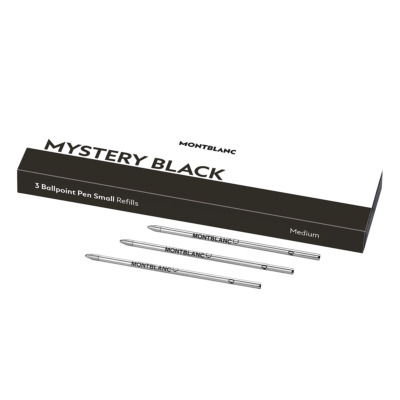 MONTBLANC 3 SMALL BALLPOINT ΑΝΤΑΛΛΑΚΤΙΚΑ (M) BLACK