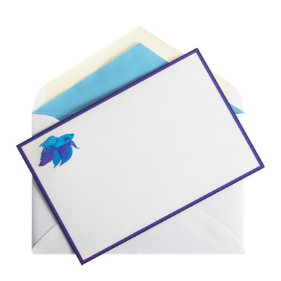 TYPE CENTER ΕΥΧΑΡΙΣΤΗΡΙΕΣ ΚΑΡΤΕΣ SIAMESE FIGHTING FISH