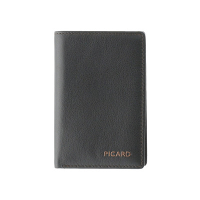 PICARD FRANZ ΔΕΡΜΑΤΙΝΗ ΘΗΚΗ ΠΙΣΤΩΤΙΚΩΝ ΚΑΡΤΩΝ MAΥΡΗ