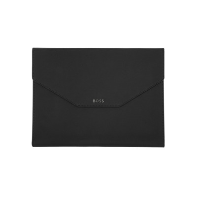 HUGO BOSS ΝΤΟΣΙΕ ΣΥΝEΔΡΙΩΝ A5 RIVE ΜΑΥΡO FOLDER