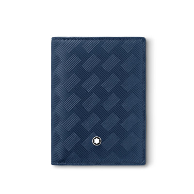 MONTBLANC EXTREME 3.0 ΔΕΡΜΑΤΙΝΟ ΔΙΦΥΛΛΟ ΠΟΡΤΟΦΟΛΙ 4CC ΜΠΛΕ