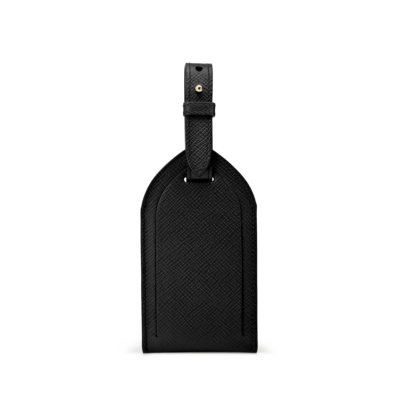 SMYTHSON PANAMA PREMIUM ΔΕΡΜΑΤΙΝΗ ΕΤΙΚΕΤΑ ΑΠΟΣΚΕΥΗΣ ΜΑΥΡΗ