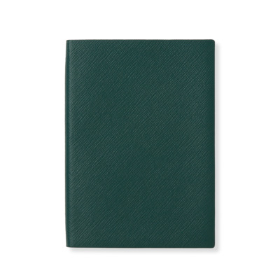 SMYTHSON SOHO PREMIUM ΔΕΡΜΑΤΙΝΟ ΣΗΜΕΙΩΜΑΤΑΡΙΟ Α5 MID-SIZE ( 14 X 19 ) ΠΡΑΣΙΝΟ
