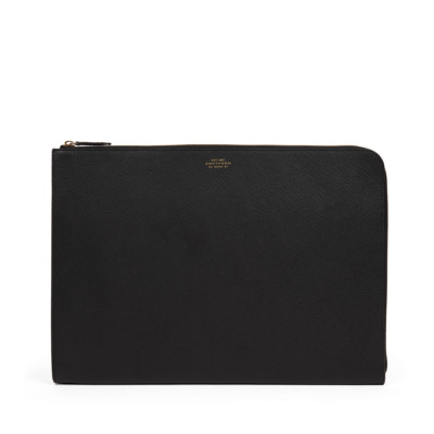 SMYTHSON PANAMA ΔΕΡΜΑΤΙΝΗ ΘΗΚΗ LAPTOP 17” ΜΑΥΡΗ