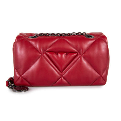 EMPORIO ARMANI ΓΥΝΑΙΚΕΙΑ ΤΣΑΝΤΑ ΩΜΟΥ ΚΟΚΚΙΝΗ