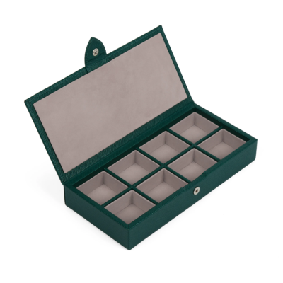 SMYTHSON PANAMA PREMIUM ΔΕΡΜΑΤΙΝΗ ΘΗΚΗ ΓΙΑ ΚΟΣΜΗΜΑΤΑ LARGE ΠΡΑΣΙΝΗ