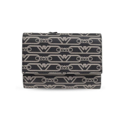 EMPORIO ARMANI ΓΥΝΑΙΚΕΙΟ ΠΟΡΤΟΦΟΛΙ ΜΑΥΡΟ