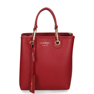 EMPORIO ARMANI ΓΥΝΑΙΚΕΙΑ ΤΣΑΝΤΑ ΩΜΟΥ ΚΟΚΚΙΝΗ