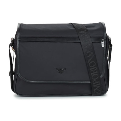 EMPORIO ARMANI ΧΑΡΤΟΦΥΛΑΚΑΣ ΜΑΥΡΟΣ