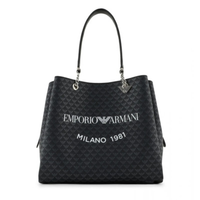 EMPORIO ARMANI ΓΥΝΑΙΚΕΙΑ ΤΣΑΝΤΑ ΩΜΟΥ ΜΑΥΡΗ