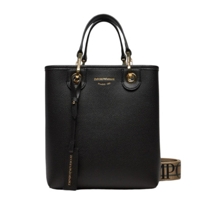 EMPORIO ARMANI ΓΥΝΑΙΚΕΙΑ ΤΣΑΝΤΑ ΩΜΟΥ ΜΑΥΡΗ