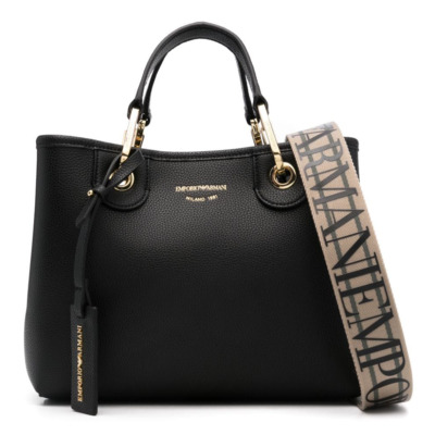 EMPORIO ARMANI ΓΥΝΑΙΚΕΙΑ ΤΣΑΝΤΑ ΩΜΟΥ ΜΑΥΡΗ