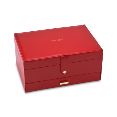 CAMPO MARZIO ZANZIBAR ΘΗΚΗ ΓΙΑ ΚΟΣΜΗΜΑΤΑ CHERRY RED