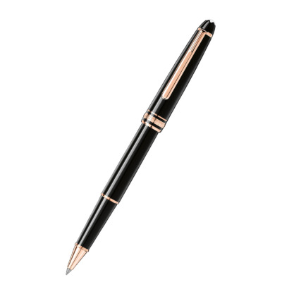 MONTBLANC MEISTERSTUCK ROSE GOLD COATED CLASSIQUE ΣΤΥΛΟ ROLLER ΜΑΥΡΟ