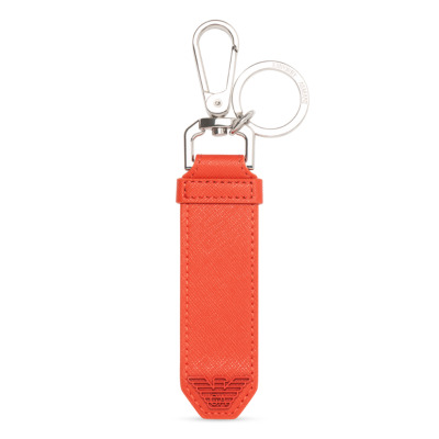 EMPORIO ARMANI ΔΕΡΜΑΤΙΝΟ ΜΠΡΕΛΟΚ ΠΟΡΤΟΚΑΛΙ