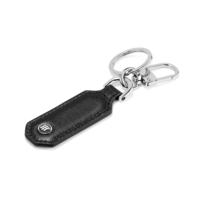 MONTEGRAPPA RECTANGULAR SAFFIANO ΔΕΡΜΑΤΙΝΗ ΚΛΕΙΔΟΘΗΚΗ ΜΑΥΡΗ