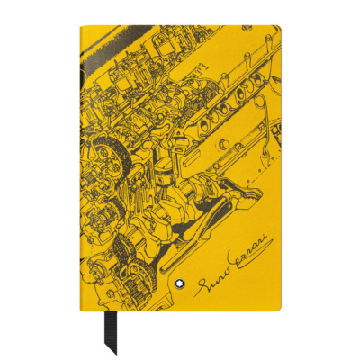 MONTBLANC ΔΕΡΜΑΤΙΝΟ ΣΗΜΕΙΩΜΑΤΑΡΙΟ Α5 FERRARI ΚΙΤΡΙΝΟ