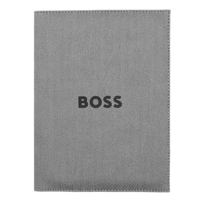 HUGO BOSS ΝΤΟΣΙΕ ΣΥΝEΔΡΙΩΝ A5 RIVE FOLDER ΓΚΡΙ