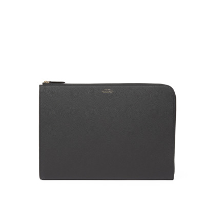 SMYTHSON PANAMA ΔΕΡΜΑΤΙΝΗ ΘΗΚΗ LAPTOP 13” ΜΑΥΡΗ