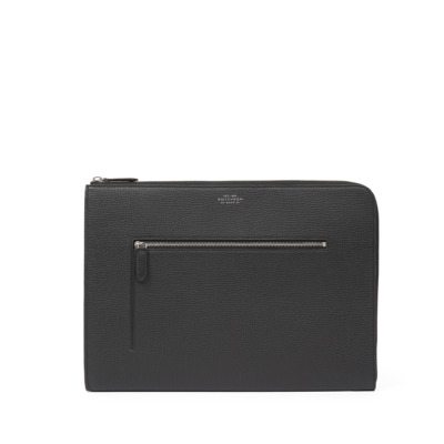 SMYTHSON LUDLOW ΔΕΡΜΑΤΙΝΗ ΘΗΚΗ LAPTOP 13” ΜΑΥΡΗ