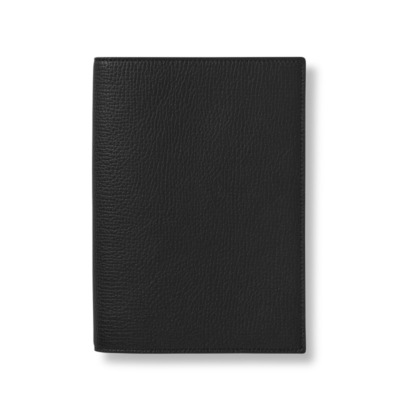 SMYTHSON LUDLOW ΔΕΡΜΑΤΙΝΟ ΣΗΜΕΙΩΜΑΤΑΡΙΟ ΜΕ ΕΞΩΦΥΛΛΟ Α5 MID-SIZE ( 14.5 X 19.5 ) ΜΑΥΡΟ