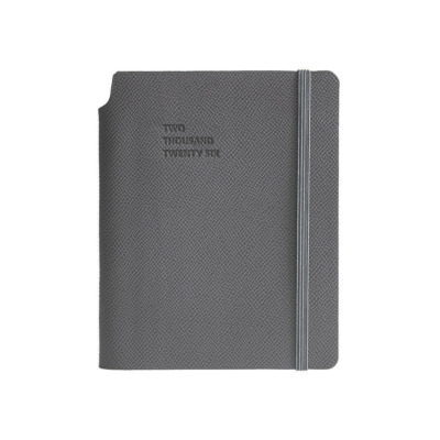 TYPE CENTER PEN SOFT ΕΒΔΟΜΑΔΙΑΙΟ ΗΜΕΡΟΛΟΓΙΟ Α6 POCKET-SIZE ( 10.5 X 14.8 ) 2026 GREY