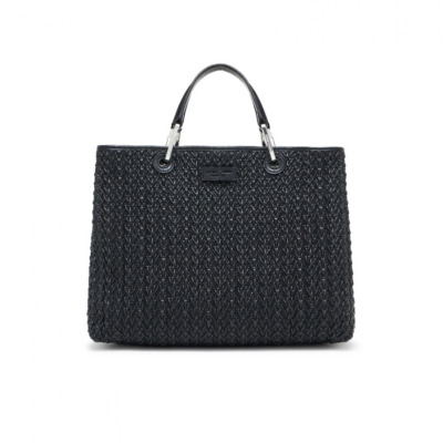 EMPORIO ARMANI ΓΥΝΑΙΚΕΙΑ ΤΣΑΝΤΑ ΩΜΟΥ XS ΜΑΥΡΗ