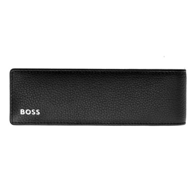 HUGO BOSS CLASSIC GRAINED ΔΙΠΛΗ ΘΗΚΗ ΣΤΥΛΟ ΜΑΥΡΗ