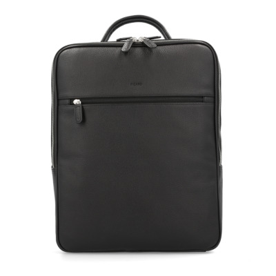 PICARD MILANO ΔΕΡΜΑΤΙΝΗ ΤΣΑΝΤΑ ΠΛΑΤΗΣ ΜΑΥΡΗ