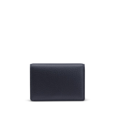 SMYTHSON LUDLOW ΔΕΡΜΑΤΙΝΗ ΚΑΡΤΟΘΗΚΗ FOLDER ΜΠΛΕ