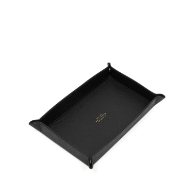 SMYTHSON PANAMA PREMIUM ΔΕΡΜΑΤΙΝΟ ΔΙΣΚΑΚΙ ΓΡΑΦΕΙΟΥ ΜΑΥΡΟ