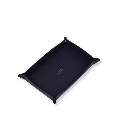 SMYTHSON PANAMA PREMIUM ΔΕΡΜΑΤΙΝΟ ΔΙΣΚΑΚΙ ΓΡΑΦΕΙΟΥ ΣΚΟΥΡΟ ΜΠΛΕ