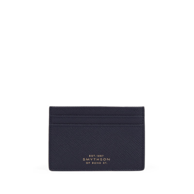 SMYTHSON PREMIUM ΔΕΡΜΑΤΙΝΗ ΚΑΡΤΟΘΗΚΗ 4CC NAVY