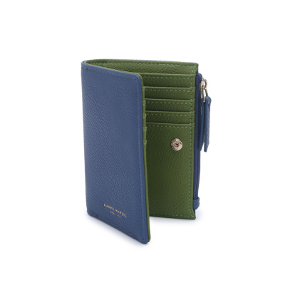 CAMPO MARZIO JANELLE ΔΕΡΜΑΤΙΝΟ ΠΟΡΤΟΦΟΛΙ DARK DENIM GREEN