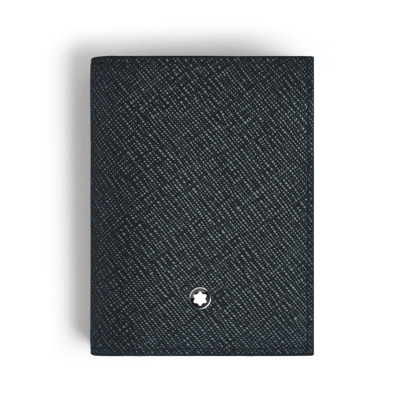 MONTBLANC SARTORIAL ΔΕΡΜΑΤΙΝΗ ΘΗΚΗ ΚΑΡΤΩΝ 4CC ΜΑΥΡΗ