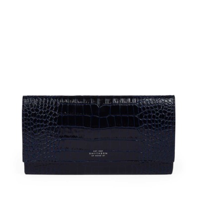 SMYTHSON MARHSALL ΔΕΡΜΑΤΙΝΟ ΠΟΡΤΟΦΟΛΙ ΔΙΑΒΑΤΗΡΙΟY MARA NAVY