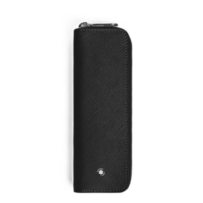 ΜONTBLANC SARTORIAL ΔΕΡΜΑΤΙΝΗ ΘΗΚΗ ΣΤΥΛΟΓΡΑΦΩΝ ΜΟΝΗ ΜΑΥΡΗ