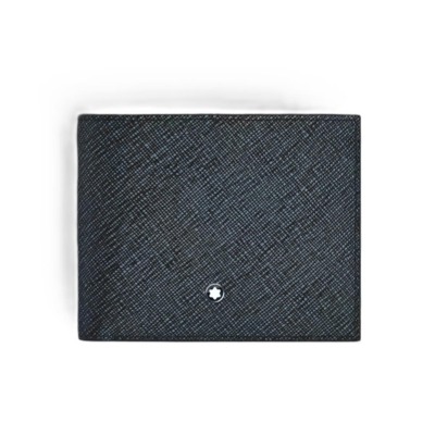 MONTBLANC SARTORIAL ΔΕΡΜΑΤΙΝΟ ΠΟΡΤΟΦΟΛΙ 6CC BLUE