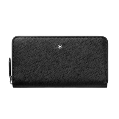 MONTBLANC MEISTERSTUCK ZIP ΔΕΡΜΑΤΙΝΟ ΠΟΡΤΟΦΟΛΙ 12CC ΜΑΥΡΟ