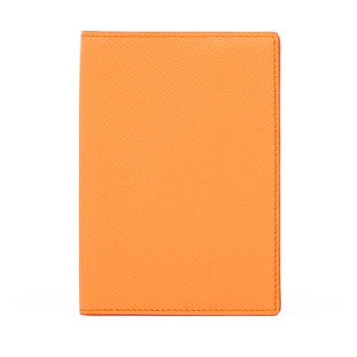 SMYTHSON PANAMA ΔΕΡΜΑΤΙΝΗ ΘΗΚΗ ΔΙΑΒΑΤΗΡΙΟY ΠΟΡΤΟΚΑΛΙ